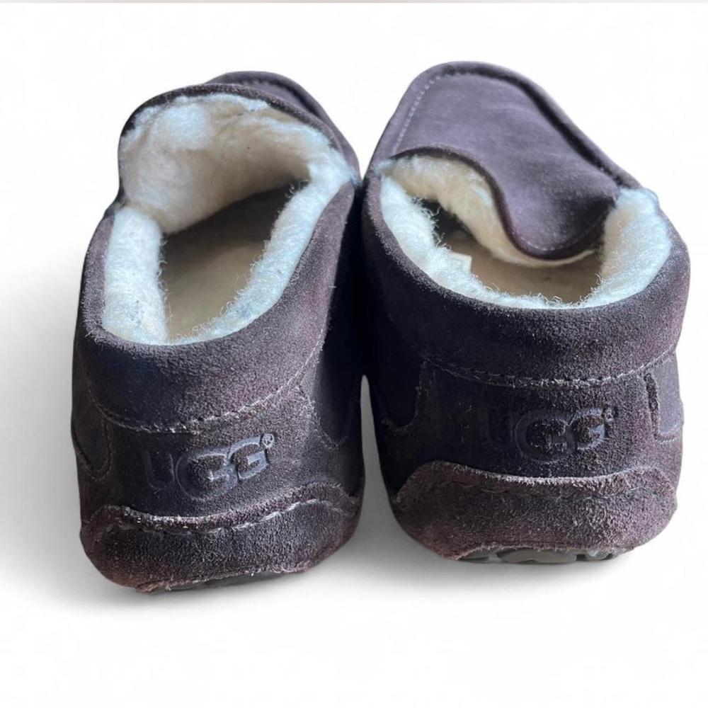 UGG Men's Ascot slippers in espresso brown size 10 - Picture 5 of 7